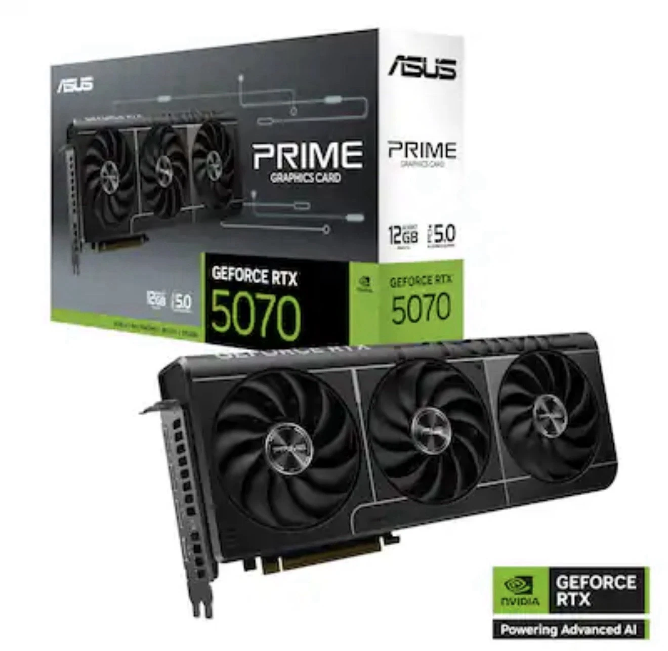 ASUS NVIDIA GeForce RTX 5070 12GB GDDR6X PCIe 5 0 Graphics Card