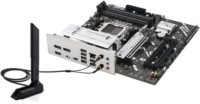 ASUS PRIME B840M A WIFI CSM AMD AM5 B840 mATX motherboard  Advanced AI Ready  DDR5  PCIe 4 0 Ready  three M 2 slots  Wi Fi 6E  2 5Gb LAN  DisplayPort  HDMI  USB 5Gbps Type C  BIOS FlashBack  Aura