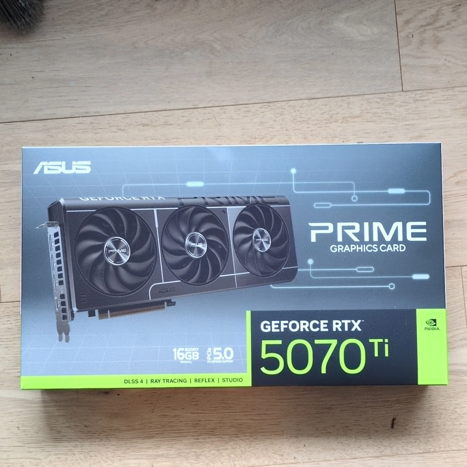 ASUS PRIME GeForce RTX 5070 Ti 16GB GDDR7 Nvidia Graphics Card   Factory Sealed