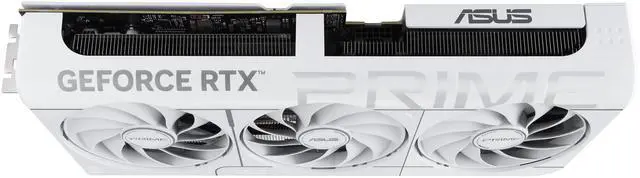 ASUS PRIME GeForce RTX 5070 12GB GDDR7 PCI Express 5 0 x16 ATX Graphics Card DLSS 4 0 PRIME RTX5070 O12G WHITE