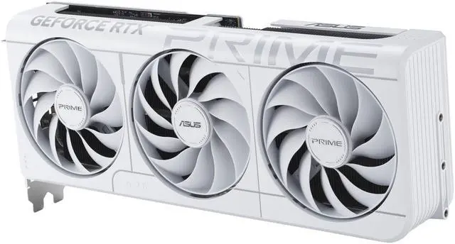 ASUS PRIME GeForce RTX 5070 12GB GDDR7 PCI Express 5 0 x16 ATX Graphics Card DLSS 4 0 PRIME RTX5070 O12G WHITE