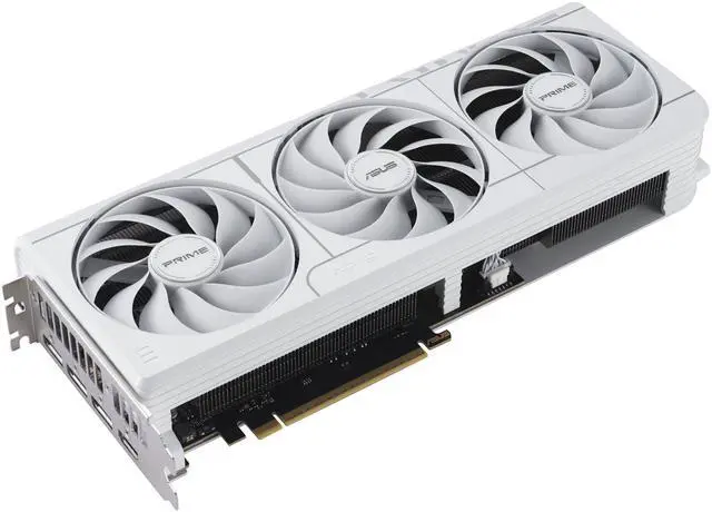 ASUS PRIME GeForce RTX 5070 12GB GDDR7 PCI Express 5 0 x16 ATX Graphics Card DLSS 4 0 PRIME RTX5070 O12G WHITE
