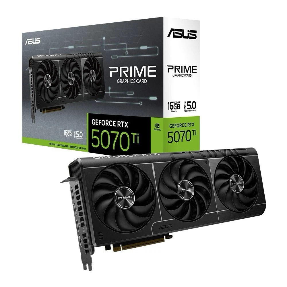 ASUS PRIME NVIDIA GeForce RTX 5070 Ti 16GB GDDR7 Graphics Card