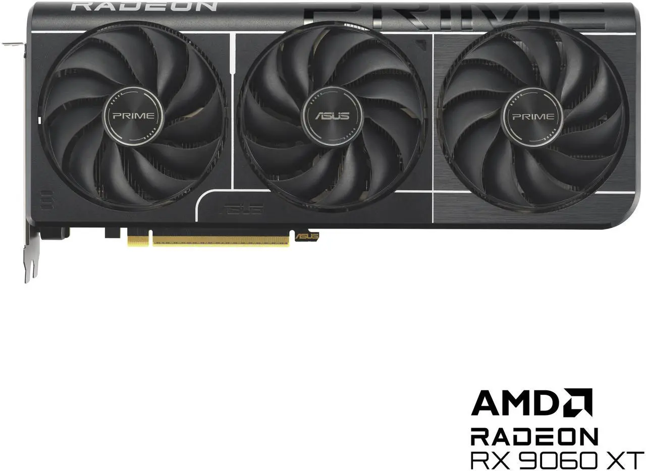 ASUS PRIME Radeon RX 9060 XT 8GB GDDR6 PCI Express 5 0 x16 ATX Graphics Card PRIME RX9060XT O8G RX 9060XT 8GB