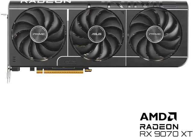 ASUS PRIME Radeon RX 9070 XT 16GB 256 Bit GDDR6 PCI Express 5 0  RDNA 4 Graphics Card PRIME RX9070XT O16G