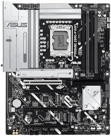 ASUS PRIME Z890 P WIFI Z890 LGA 1851 ATX motherboard  Intel  Core  Ultra Series 2 Ready  Advanced AI PC ready  14 1 1 2 power stage  DDR5  PCIe  5 0  Thunderbolt  4 USB Type C   4x M 2  Wi Fi 7  2 5Gb