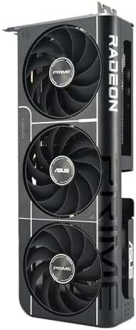 ASUS Prime AMD Radeon RX 9060 XT 16GB GDDR6 OC Edition Graphics Card   PCIe 5 0  HDMI/DP 2 1  2 5 Slot Design  axial tech Fans  Dual Ball Fan Bearings  Dual BIOS  GPU Guard   3 Year Warranty
