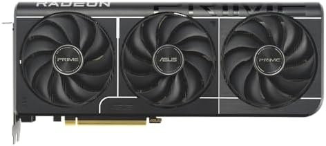 ASUS Prime AMD Radeon RX 9060 XT 16GB GDDR6 OC Edition Graphics Card   PCIe 5 0  HDMI/DP 2 1  2 5 Slot Design  axial tech Fans  Dual Ball Fan Bearings  Dual BIOS  GPU Guard   3 Year Warranty