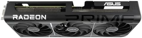 ASUS Prime AMD Radeon RX 9060 XT 16GB GDDR6 OC Edition Graphics Card   PCIe 5 0  HDMI/DP 2 1  2 5 Slot Design  axial tech Fans  Dual Ball Fan Bearings  Dual BIOS  GPU Guard   3 Year Warranty