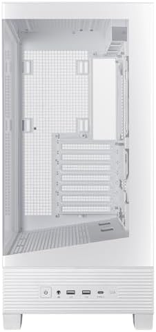 ASUS Prime AP202 ARGB Black mATX pc case with Fully Tempered Curved Glass  Supports Graphics Cards up to 420mm Long  360mm Long radiators  Easy Detach Rail  Patented Slot Vent  3 Built in ARGB Fans