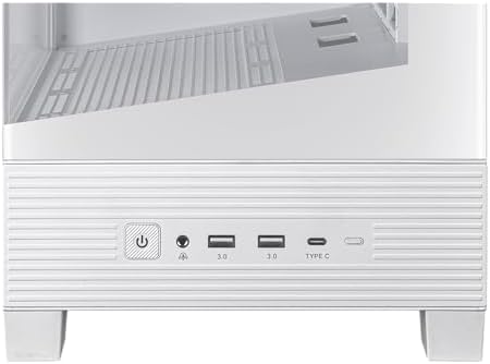 ASUS Prime AP202 ARGB Black mATX pc case with Fully Tempered Curved Glass  Supports Graphics Cards up to 420mm Long  360mm Long radiators  Easy Detach Rail  Patented Slot Vent  3 Built in ARGB Fans