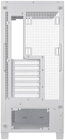 ASUS Prime AP202 ARGB Black mATX pc case with Fully Tempered Curved Glass  Supports Graphics Cards up to 420mm Long  360mm Long radiators  Easy Detach Rail  Patented Slot Vent  3 Built in ARGB Fans
