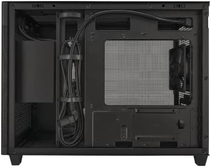 ASUS Prime AP202 ARGB Black mATX pc case with Fully Tempered Curved Glass  Supports Graphics Cards up to 420mm Long  360mm Long radiators  Easy Detach Rail  Patented Slot Vent  3 Built in ARGB Fans