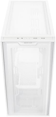 ASUS Prime AP202 ARGB Black mATX pc case with Fully Tempered Curved Glass  Supports Graphics Cards up to 420mm Long  360mm Long radiators  Easy Detach Rail  Patented Slot Vent  3 Built in ARGB Fans