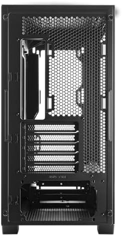 ASUS Prime AP202 ARGB Black mATX pc case with Fully Tempered Curved Glass  Supports Graphics Cards up to 420mm Long  360mm Long radiators  Easy Detach Rail  Patented Slot Vent  3 Built in ARGB Fans