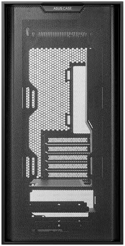 ASUS Prime AP202 ARGB Black mATX pc case with Fully Tempered Curved Glass  Supports Graphics Cards up to 420mm Long  360mm Long radiators  Easy Detach Rail  Patented Slot Vent  3 Built in ARGB Fans