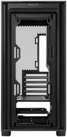 ASUS Prime AP202 ARGB Black mATX pc case with Fully Tempered Curved Glass  Supports Graphics Cards up to 420mm Long  360mm Long radiators  Easy Detach Rail  Patented Slot Vent  3 Built in ARGB Fans