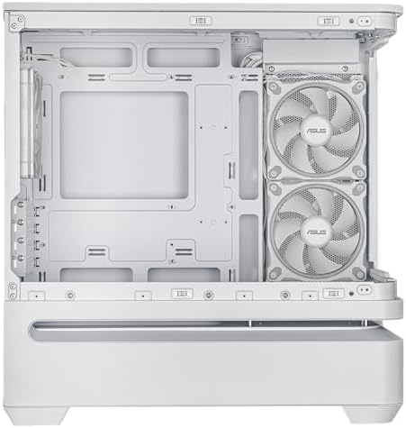 ASUS Prime AP202 ARGB Black mATX pc case with Fully Tempered Curved Glass  Supports Graphics Cards up to 420mm Long  360mm Long radiators  Easy Detach Rail  Patented Slot Vent  3 Built in ARGB Fans