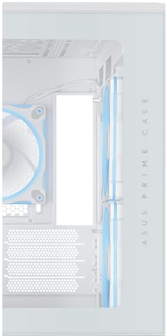 ASUS Prime AP202 ARGB Black mATX pc case with Fully Tempered Curved Glass  Supports Graphics Cards up to 420mm Long  360mm Long radiators  Easy Detach Rail  Patented Slot Vent  3 Built in ARGB Fans