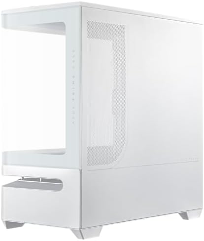 ASUS Prime AP202 ARGB Black mATX pc case with Fully Tempered Curved Glass  Supports Graphics Cards up to 420mm Long  360mm Long radiators  Easy Detach Rail  Patented Slot Vent  3 Built in ARGB Fans