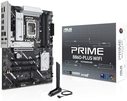 ASUS Prime B860M A WiFi CSM Offers DDR5  PCIe 5 0  Two M 2 Slots  Wi Fi 6E  2 5Gb Ethernet  USB Type C  DisplayPort  HDMI   and M 2 heatsink for Optimal Performance