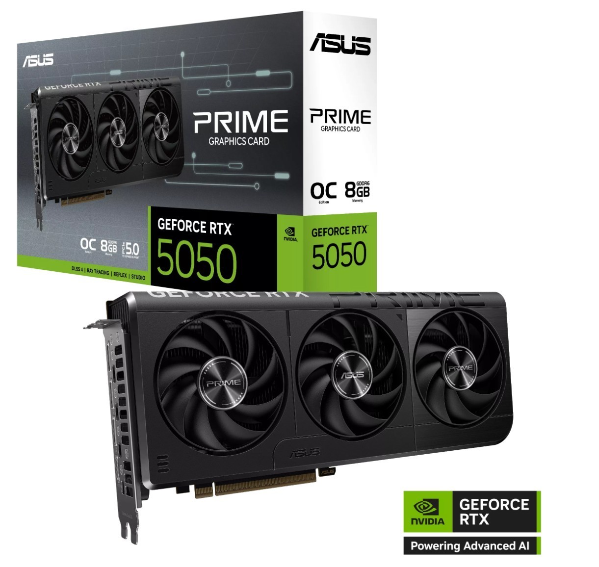 ASUS Prime GeForce RTX 5050 8GB GDDR6 OC Edition Graphics Card New   
