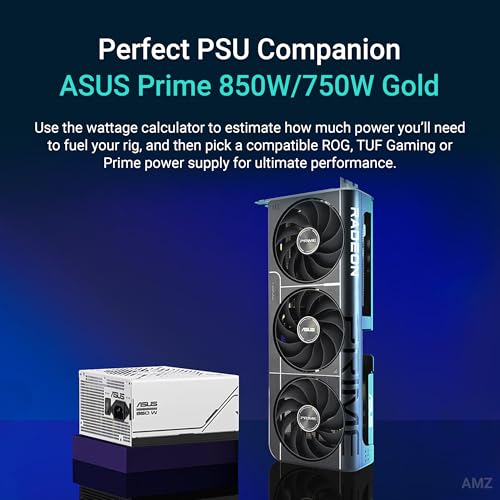ASUS Tarjeta gráfica Prime Radeon™ RX 9060 XT 8GB GDDR6 OC Edition (PCIe 5.0, HDMI/DP 2.1, diseño de 2.5 ranuras, ventiladores de tecnología axial, rodamientos de ventilador de doble bola, BIOS dual