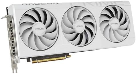 ASUS Prime Radeon  RX 9070 XT OC Edition Graphics Card  PCIe 5 0  HDMI/DP 2 1  2 5 Slot Design  axial tech Fans  Dual Ball Fan Bearings  Dual BIOS  GPU Guard 