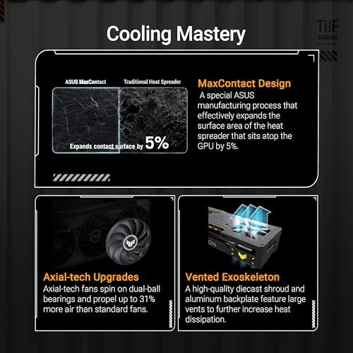 ASUS Prime Radeon™ RX 9070 XT OC Edition - Tarjeta gráfica (PCIe 5.0, HDMI/DP 2.1, diseño de ranuras 2.5, ventiladores Axial-tech, cojinetes de doble bola en ventilador, BIOS dual y protector de GPU)