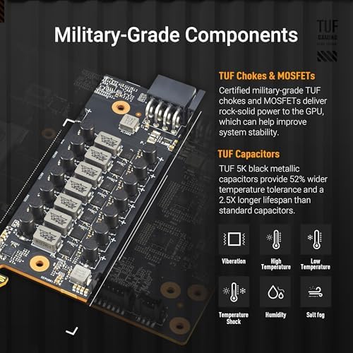 ASUS Prime Radeon™ RX 9070 XT OC Edition - Tarjeta gráfica (PCIe 5.0, HDMI/DP 2.1, diseño de ranuras 2.5, ventiladores Axial-tech, cojinetes de doble bola en ventilador, BIOS dual y protector de GPU)