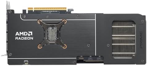 ASUS Prime Radeon  RX 9070 XT White OC Edition Graphics Card  PCIe 5 0  HDMI/DP 2 1  2 5 Slot Design  axial tech Fans  Dual Ball Fan Bearings  Dual BIOS  ASUS GPU Guard 