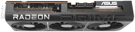 ASUS Prime Radeon  RX 9070 OC Edition Graphics Card  PCIe 5 0  HDMI/DP 2 1  2 5 Slot Design  axial tech Fans  Dual Ball Fan Bearings  Dual BIOS  GPU Guard 