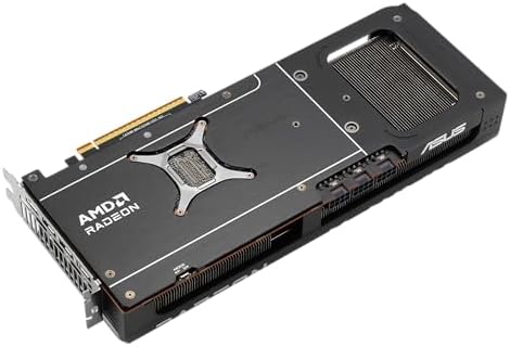 ASUS Prime Radeon  RX 9070 XT OC Edition Graphics Card  AMD  PCIe 5 0  HDMI/DP 2 1  2 5 Slot Design  Axial tech Fans  Ball Bearings  Dual BIOS  GPU Guard 