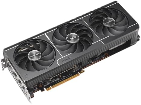 ASUS Prime Radeon  RX 9070 XT OC Edition Graphics Card  AMD  PCIe 5 0  HDMI/DP 2 1  2 5 Slot Design  Axial tech Fans  Ball Bearings  Dual BIOS  GPU Guard