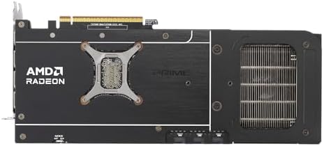 ASUS Prime Radeon  RX 9070 XT OC Edition Graphics Card  AMD  PCIe 5 0  HDMI/DP 2 1  2 5 Slot Design  Axial tech Fans  Ball Bearings  Dual BIOS  GPU Guard