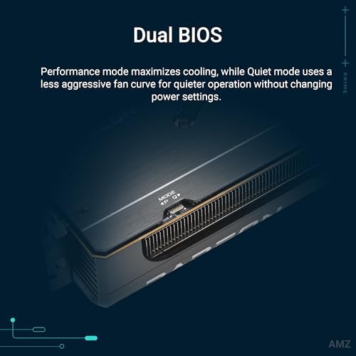 ASUS Prime Radeon  RX 9070 GRE EVO OC Edition Graphics Card  PCIe 5 0  HDMI/DP 2 1  2 5 Slot Design  axial tech Fans  Dual Ball Fan Bearings  Dual BIOS  GPU Guard