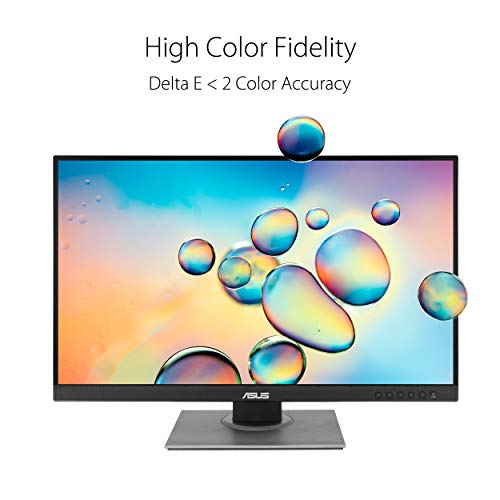 ASUS ProArt Display PA278QV 27  WQHD  2560 x 1440  Monitor  100  sRGB/Rec  709  E < 2  IPS  DisplayPort HDMI DVI D Mini DP  Calman Verified  Anti glare  Tilt Pivot Swivel Height Adjustable  Black