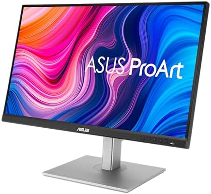 ASUS ProArt Display 27  4K HDR Professional Monitor  PA279CRV    IPS  UHD  3840 x 2160   99  DCI P3/Adobe RGB   E < 2  Calman Verified  USB C PD 96W  DisplayPort  Daisy Chain  Ergonomic  3yr Warranty
