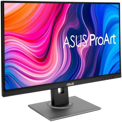 ASUS ProArt Display PA278QV 27  WQHD  2560 x 1440  Monitor  100  sRGB/Rec  709  E < 2  IPS  DisplayPort HDMI DVI D Mini DP  Calman Verified  Anti glare  Tilt Pivot Swivel Height Adjustable  Black