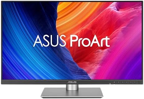 ASUS ProArt Display PA278QV 27  WQHD  2560 x 1440  Monitor  100  sRGB/Rec  709  E < 2  IPS  DisplayPort HDMI DVI D Mini DP  Calman Verified  Anti glare  Tilt Pivot Swivel Height Adjustable  Black