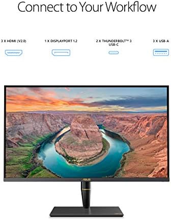 ASUS ProArt Display PA278QV 27  WQHD  2560 x 1440  Monitor  100  sRGB/Rec  709  E < 2  IPS  DisplayPort HDMI DVI D Mini DP  Calman Verified  Anti glare  Tilt Pivot Swivel Height Adjustable  Black