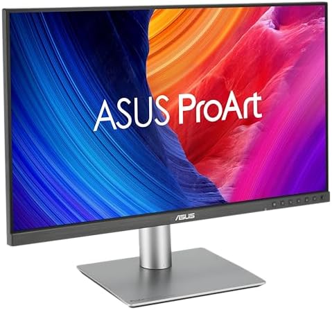 ASUS ProArt Display Monitor profesional 5K HDR de 27 pulgadas (PA27JCV) - 5K (5120 x 2880), IPS, 99% DCI-P3, 100% sRGB, ΔE < 2, USB-C PD 96W, verificado por Calman, precisión de color, LuxPixel, garantía de 3 años