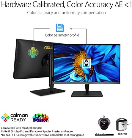 ASUS ProArt Display Monitor profesional 5K HDR de 27 pulgadas (PA27JCV) - 5K (5120 x 2880), IPS, 99% DCI-P3, 100% sRGB, ΔE < 2, USB-C PD 96W, verificado por Calman, precisión de color, LuxPixel, garantía de 3 años