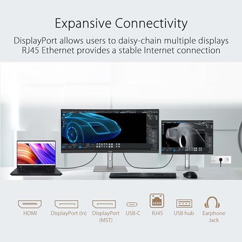 ASUS ProArt Display 32  4K HDR QD OLED Professional Monitor  PA32UCDM    UHD  Ultra Slim  240Hz  0 1ms  Auto Calibration  Dolby Vision  99  DCI P3   E<1  Thunderbolt 4  Calman Ready  3 yr Warranty