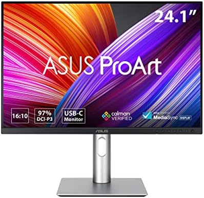 ASUS ProArt Display 32   31 5 viewable  Professional Monitor  PA329CRV    IPS  4K UHD  3840 x 2160   98  DCI P3  Color Accuracy  E < 2  Calman Verified  USB C PD 96W  Daisy Chain  VESA DisplayHDR400