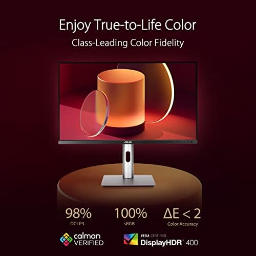 ASUS ProArt Display 32   31 5 viewable  Professional Monitor  PA329CRV    IPS  4K UHD  3840 x 2160   98  DCI P3  Color Accuracy  E < 2  Calman Verified  USB C PD 96W  Daisy Chain  VESA DisplayHDR400