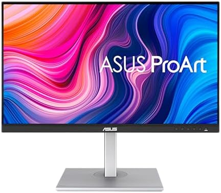 ASUS ProArt Display PA279CV 27  4K HDR UHD  3840 x 2160  Monitor  IPS  100  sRGB/Rec  709   E < 2  USB C DisplayPort HDMI USB hub  Calman Verified  Compatible with Laptop & Mac Monitor