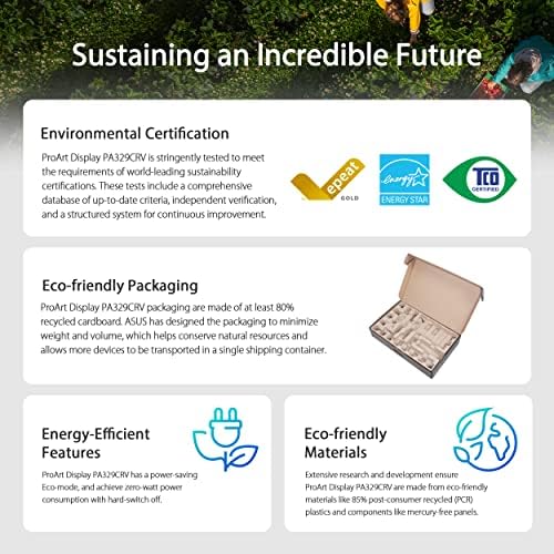 ASUS ProArt Display 32   31 5 viewable  Professional Monitor  PA329CRV    IPS  4K UHD  3840 x 2160   98  DCI P3  Color Accuracy  E < 2  Calman Verified  USB C PD 96W  Daisy Chain  VESA DisplayHDR400