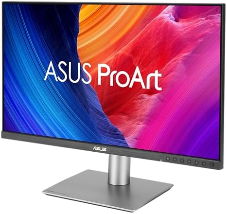 ASUS ProArt Display 27  1440P Professional Monitor  PA278QGV    IPS  QHD  2560 x 1440   95  DCI P3  Color Accurate   E<2  Calman Verified  120Hz  HDR 10  Light Sync  Ergonomic  3 yr Warranty
