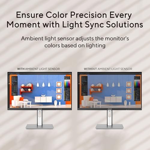 ASUS ProArt Display PA278CGRV Monitor   27  IPS  144Hz  QHD  2560 x 1440   97  DCI P3   E < 2  Calman Verified  USB C PD 96W  Light Sync  Ergonomic Stand  VESA DisplayHDR 400  3yr Warranty